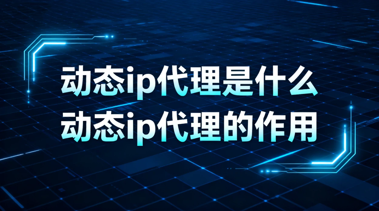 动态ip代理是什么，动态ip代理的作用有哪些