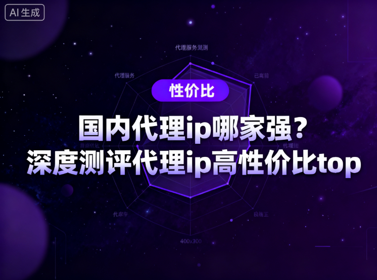 国内代理ip哪家强？深度测评代理ip高性价比top