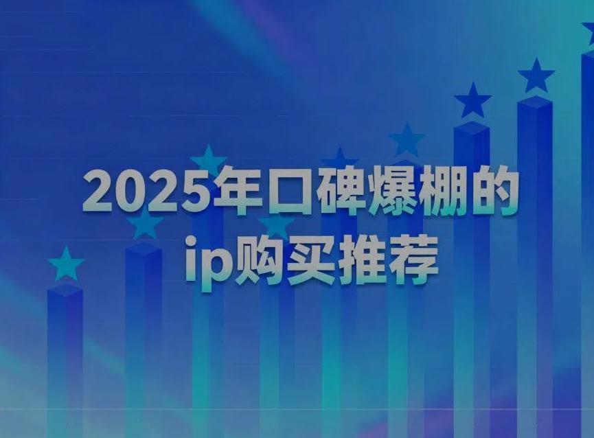 爬虫代理IP买哪家好？2025年口碑爆棚的ip购买推荐