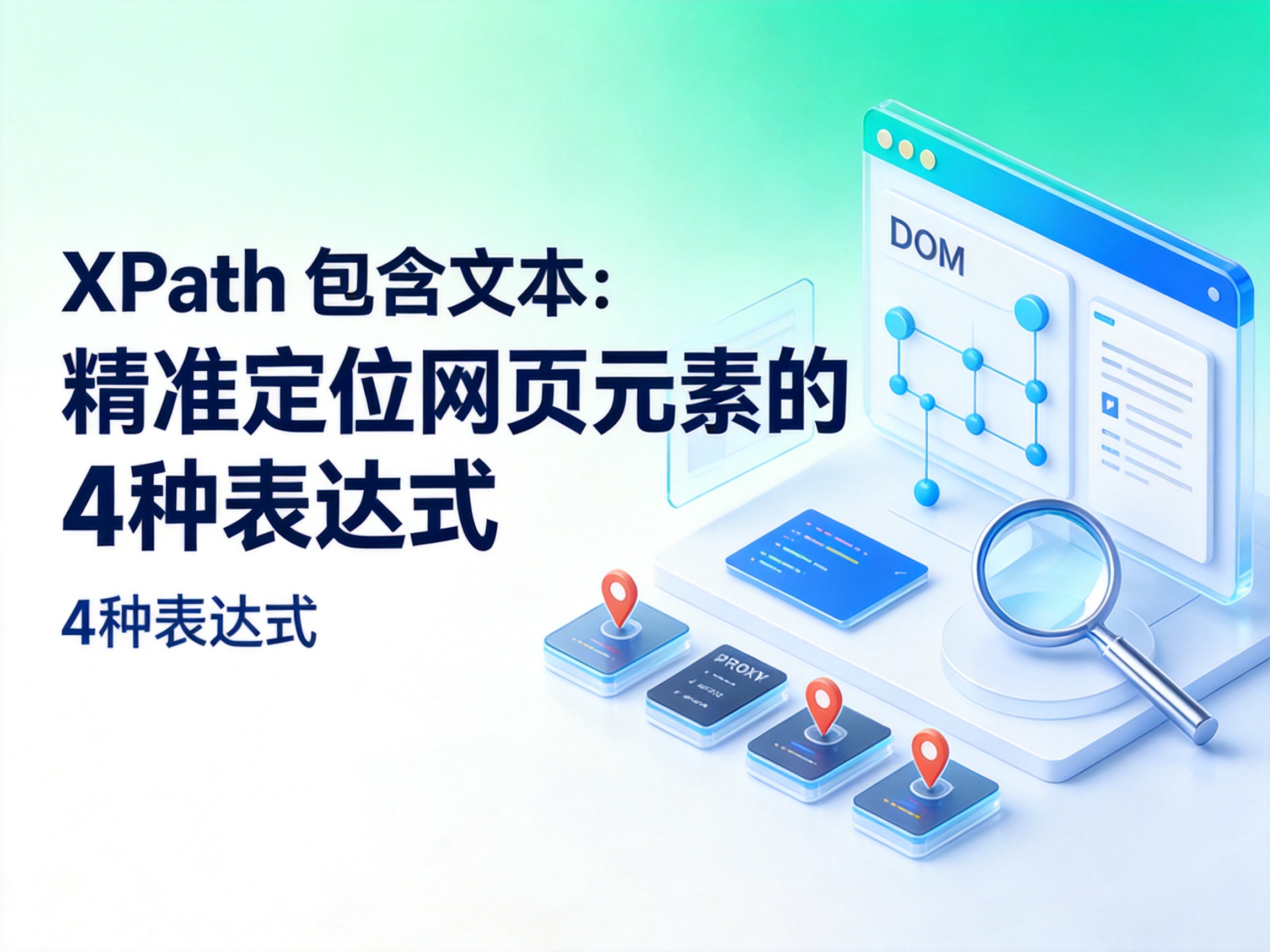 XPath包含文本：精准定位网页元素的4种表达式（含空白与嵌套处理）