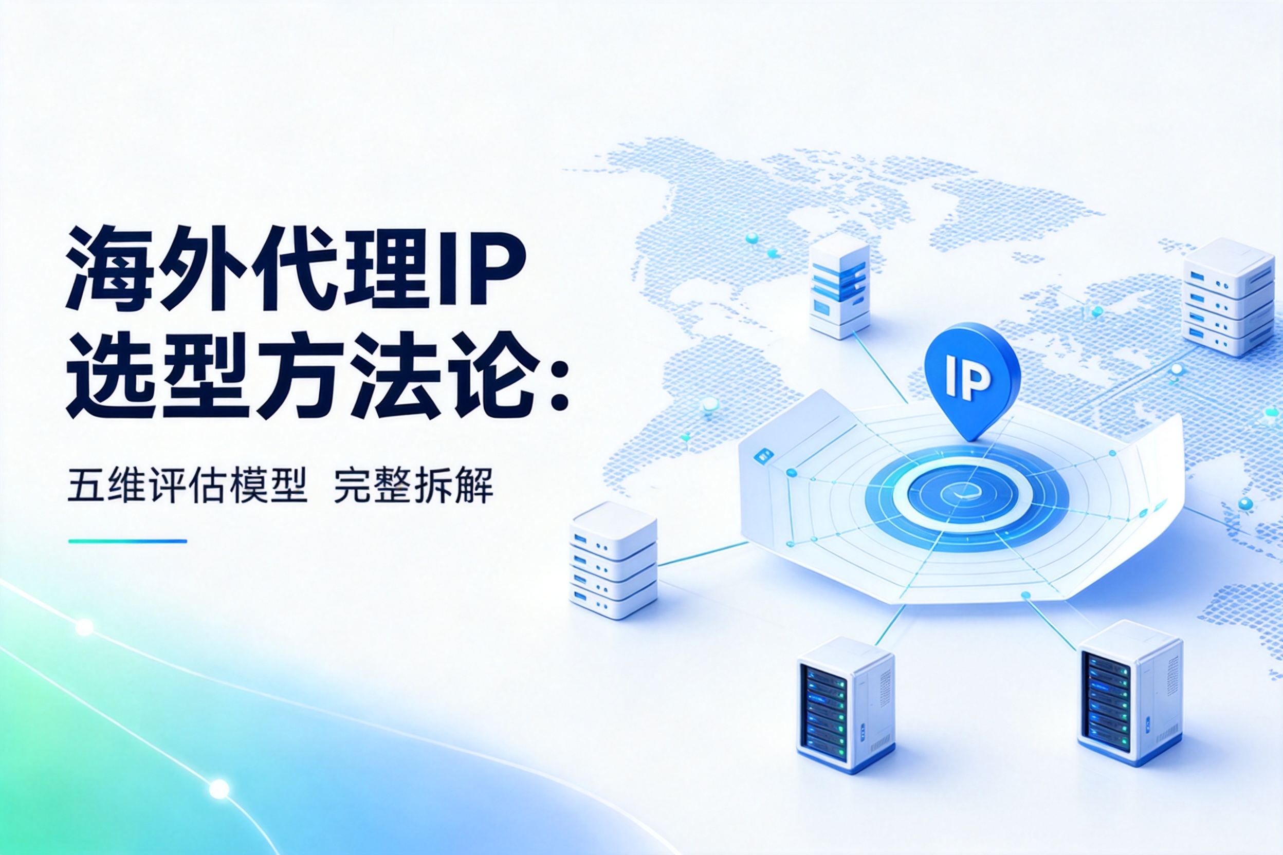 海外代理IP选型方法论：五维评估模型完整拆解